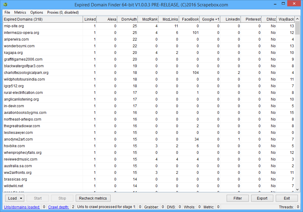 Expired Domain Finder