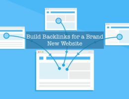 build backlinks for a new site