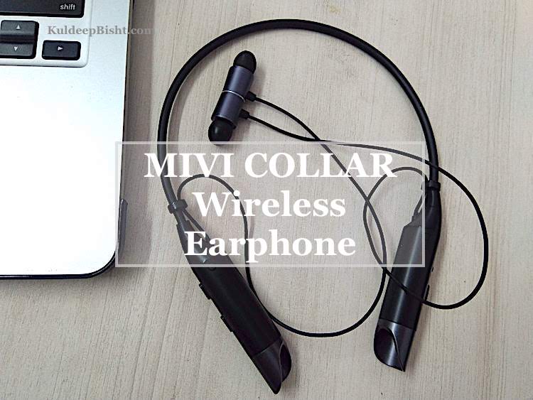 mivi wireless collar earphones