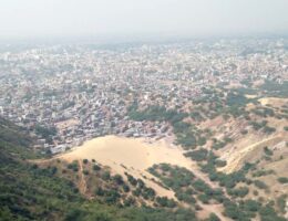 jaipur city aerial view