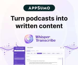 appsumo podcast banner